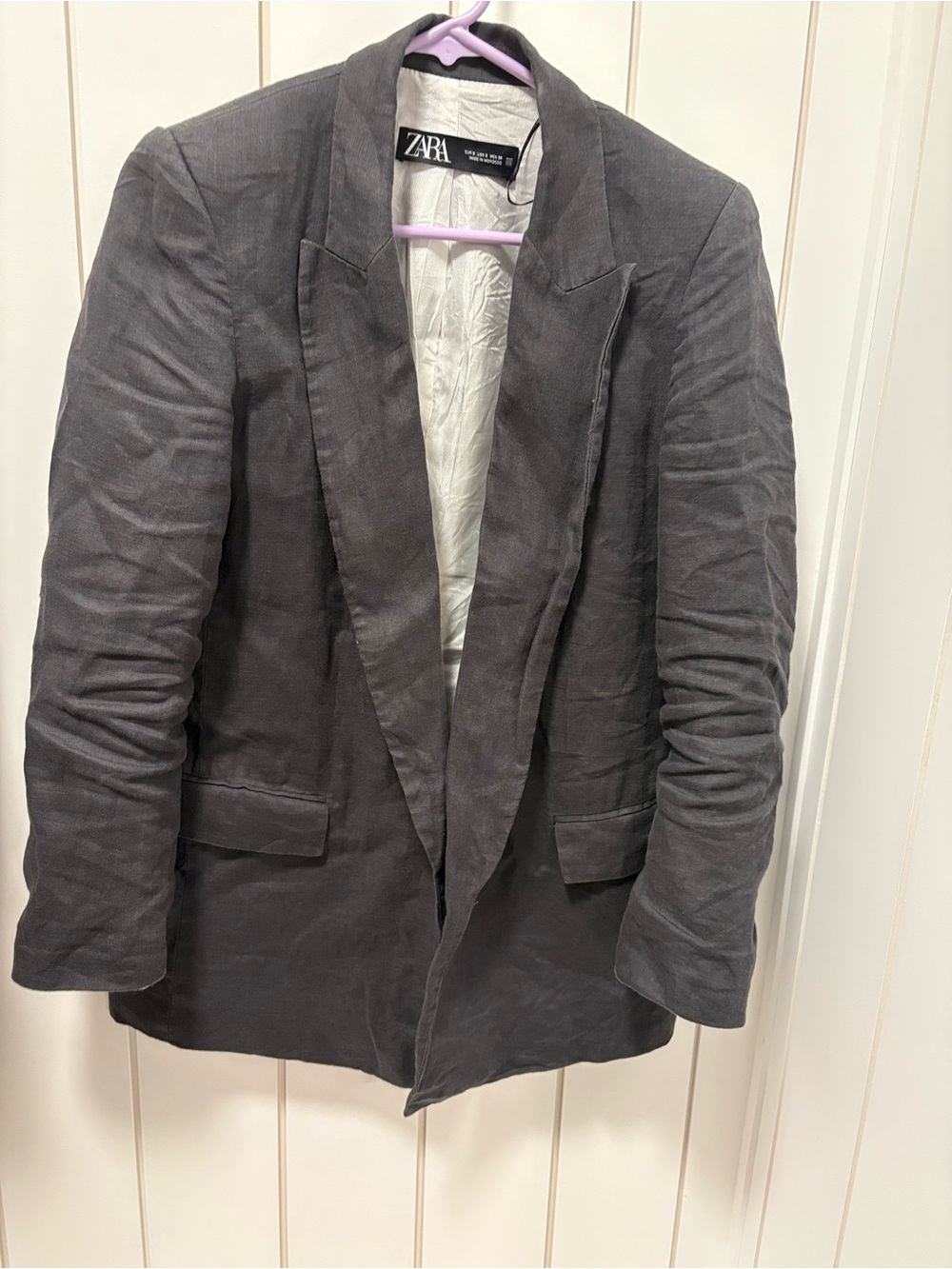 Zara Women’s Linen Blazer - Picture 2 of 7